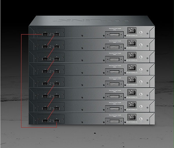 TP-LINK TL-SH8434F 万兆上联三层网管交换机