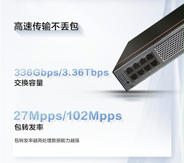 华为 S300-8P4S-QA2 8口千兆交换机