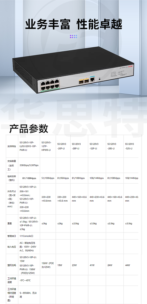 H3C交换机 LS-5120V3-10P-PWR-LI